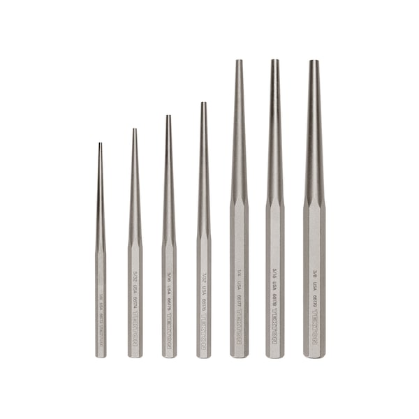 Alignment Punch Set, 7-Piece (1/8-3/8 in.)